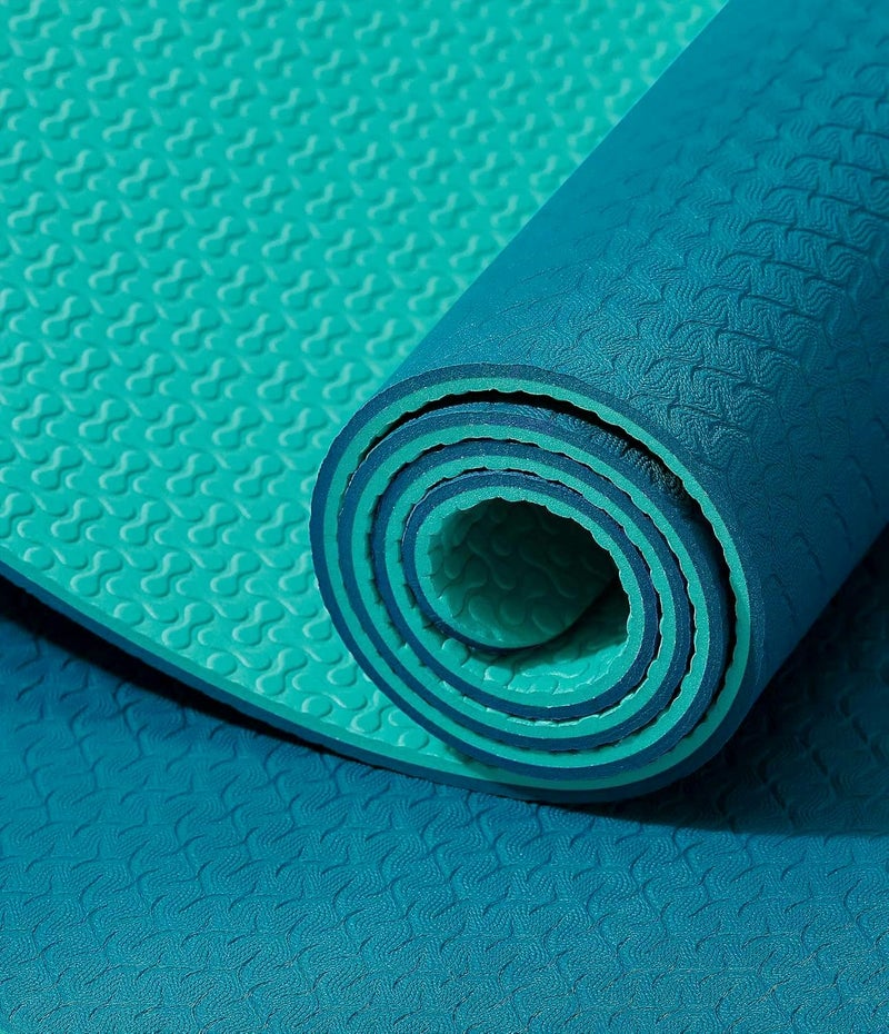IUGA Yoga Mat Thick Non Slip Anti-tear Pilates Mat Eco Friendly Hot Yoga Mats for Workout & Exercise(72"x 24"x 6mm) - Image 2